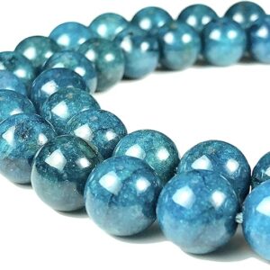Gerais Navy-Blue Apatite Beads from Brazil