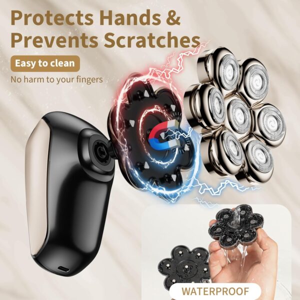 Head Shavers for Bald Men: 5-in-1 Electric Razor - Image 4