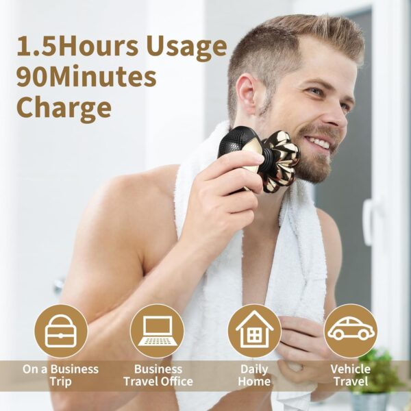 Head Shavers for Bald Men: 5-in-1 Electric Razor - Image 5